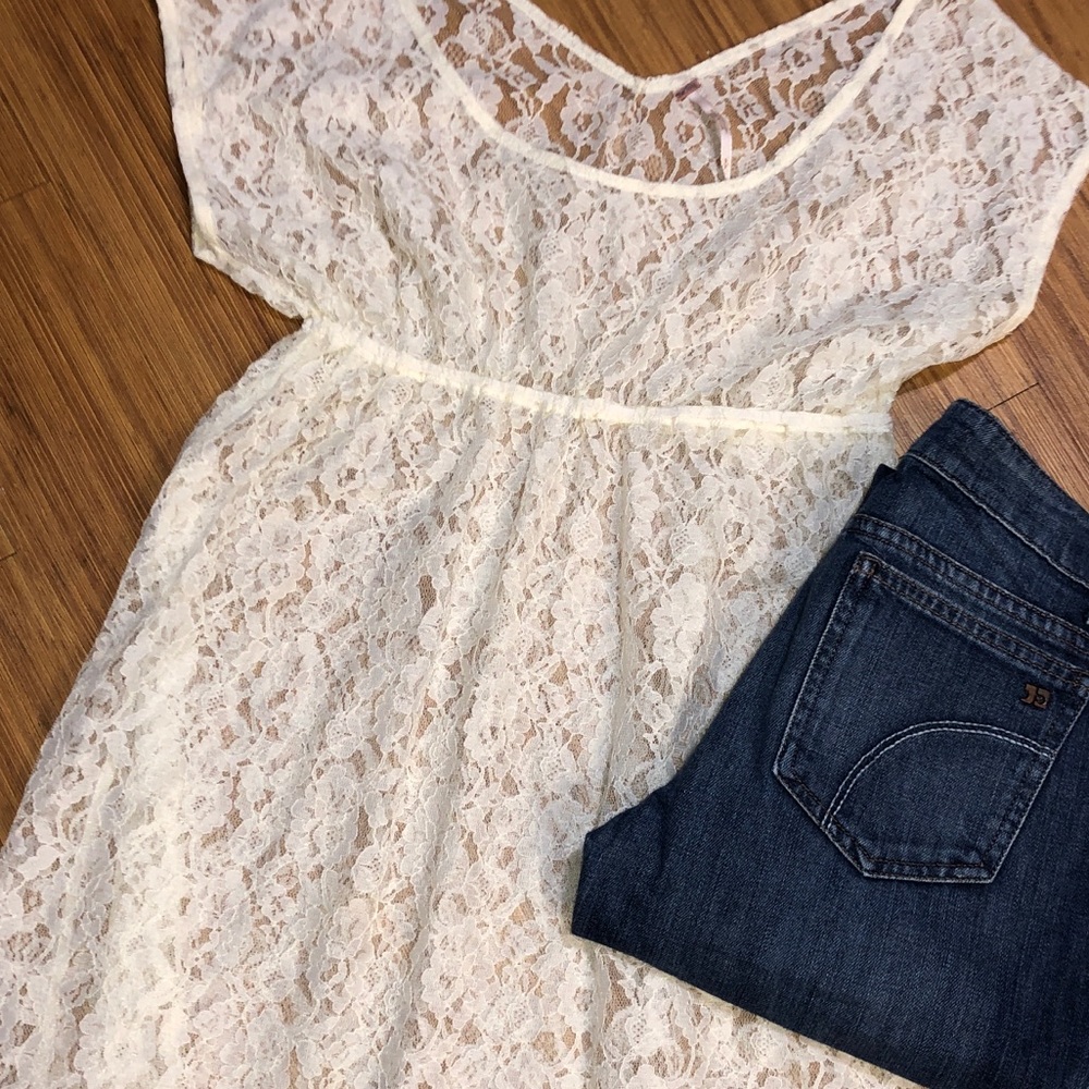 Free People Lace Tunic